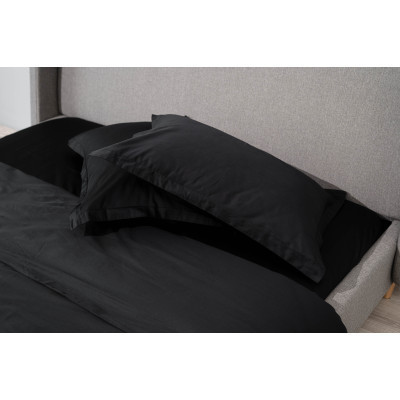 Пододеяльник Ardesto Mix&Match Premium 100% хлопок, сатин черный 160х220 см (ART1622DVL) Винница - изображение 10