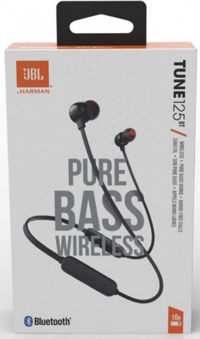Bluetooth-гарнітура JBL Tune 125BT Black (JBLT125BTBLK) Чорний Харьков - изображение 9