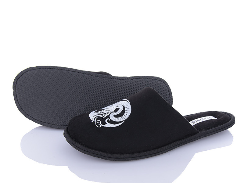 Капці Овен Знак зодіаку Чоловічі закритий носок Pago 21.03-19.04 чорний Одеса - фото 7