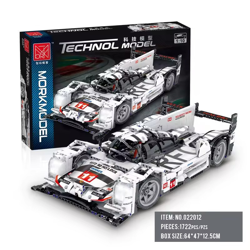 Конструктор “Спортивна машина для перегонів на витривалість” на 1722 деталі, біла Кам'янець-Подільський - фото 5