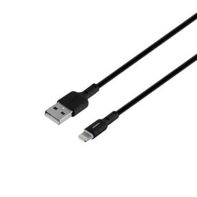 Дата кабель USB 2.0 AM to Lightning 1.0m 3A black XO (NB112-i-BK) Винница - изображение 2