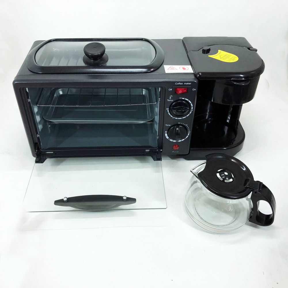 Электрическая печь для дачи, Многофункциональная печь с антипригарным покрытием, Мини печка для дачи IH-77 Львов - изображение 1