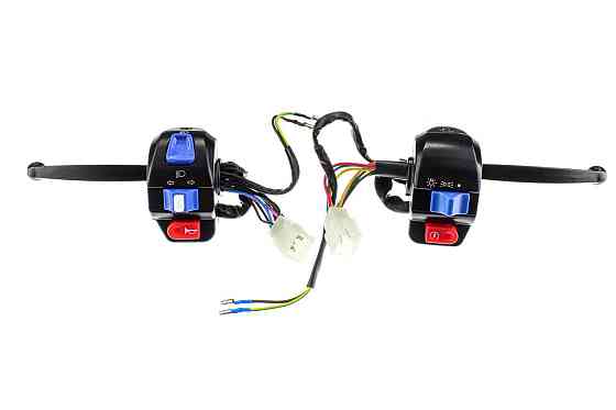 Блоки кнопок керма (пара) скутер 4 Т 50 (барабан/барабан, кріплення, важелі) Мукачево