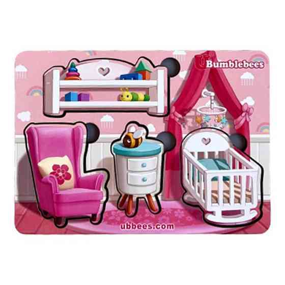 Деревянный пазл-вкладыш 