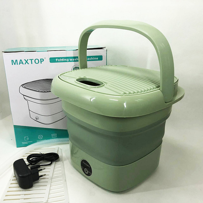 Пральна машина для дачі MAXTOP, Міні пральна машина для шкарпеток Складна XY-48 Львів - фото 1