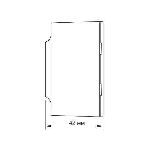 BINERA чорний/графіт Розетка зовнішня 2-а із заземленням IP20 Videx Житомир