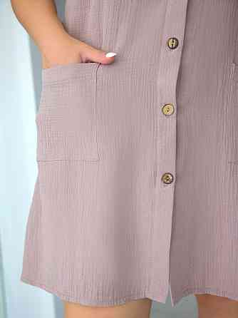 Літня муслінова сукня-сорочка "Erika" | Норма і батал Київ