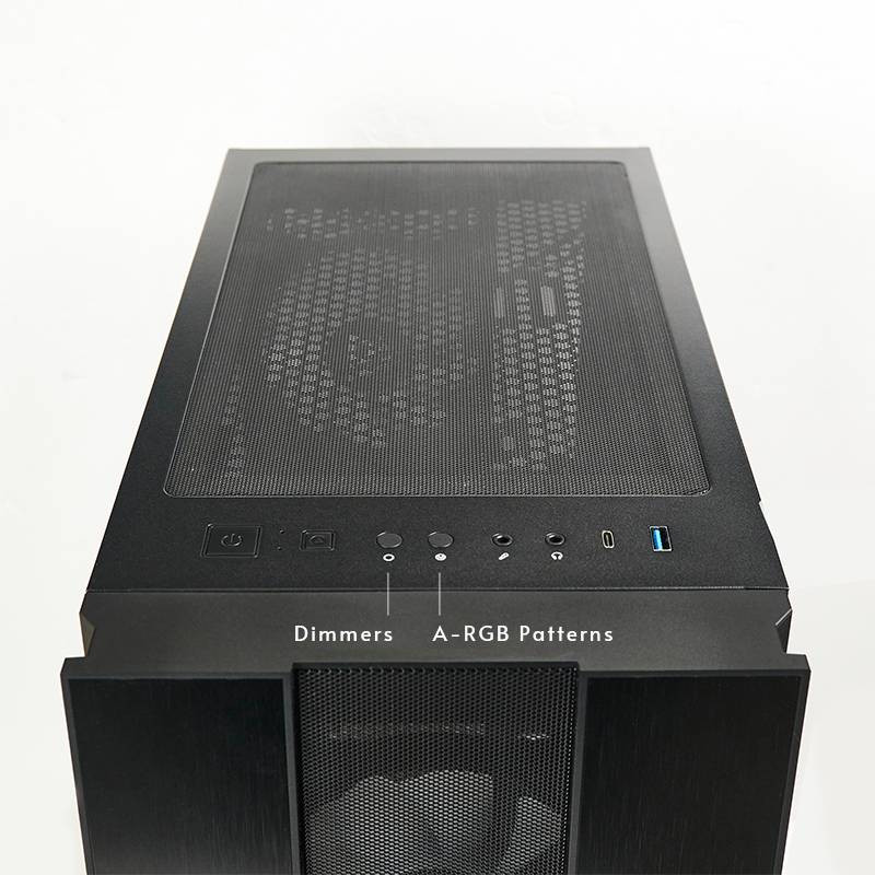 Корпус Chieftec HUNTER 2 GS-02B-OP 4x120mm A-RGB, USB-C, ATX, без БЖ, Black Вінниця - фото 11