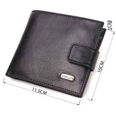 Кошелек Canpellini Из натуральной кожи Черный (21772) Винница