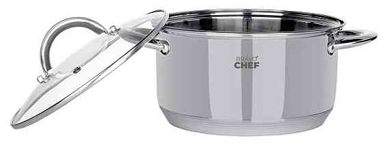 Кастрюля Bravo Chef 18 см (2.6 л) с крышкой (6720868) Киев