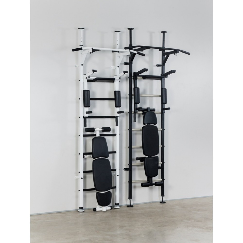 Шведская стенка Tornado Pro White, профессиональный тренажер для взрослых до 120 кг, кольцо для груши Каменское - изображение 2