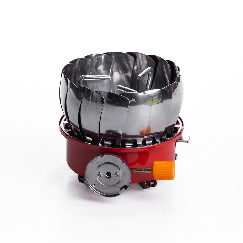 Газовий пальник 2800 Вт HP-DS3-9 таганок газовий туристичний червоний Коломия - фото 2