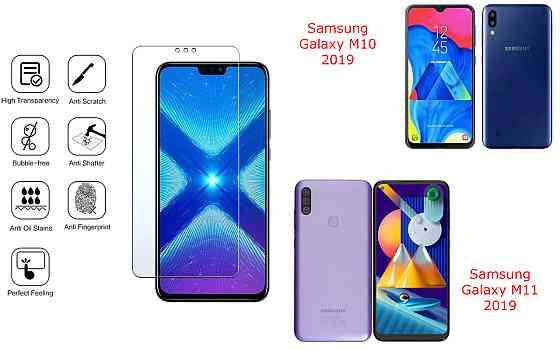 Защитное стекло NeoGlass для Samsung Galaxy M10 2019, Galaxy M11 2019 – ультрапрозрачное и устойчивое Киев