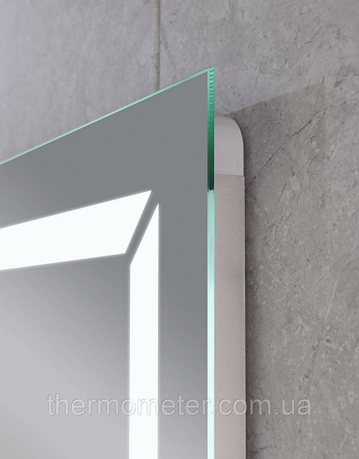 Зеркало Mixxus LIGHT MR01-70x50 с Led Touch, Anti-fog, димером, регулятором яркости, часами (MI6000) Киев - изображение 11