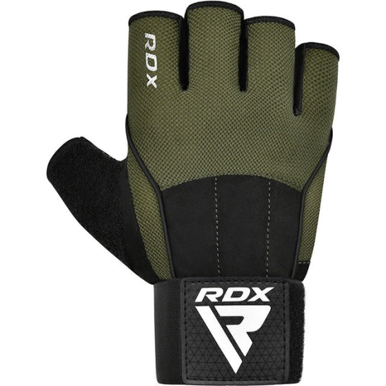 Рукавички для фітнесу RDX W3 ARMY GREEN WITH EVA PADDING-XL Каменское