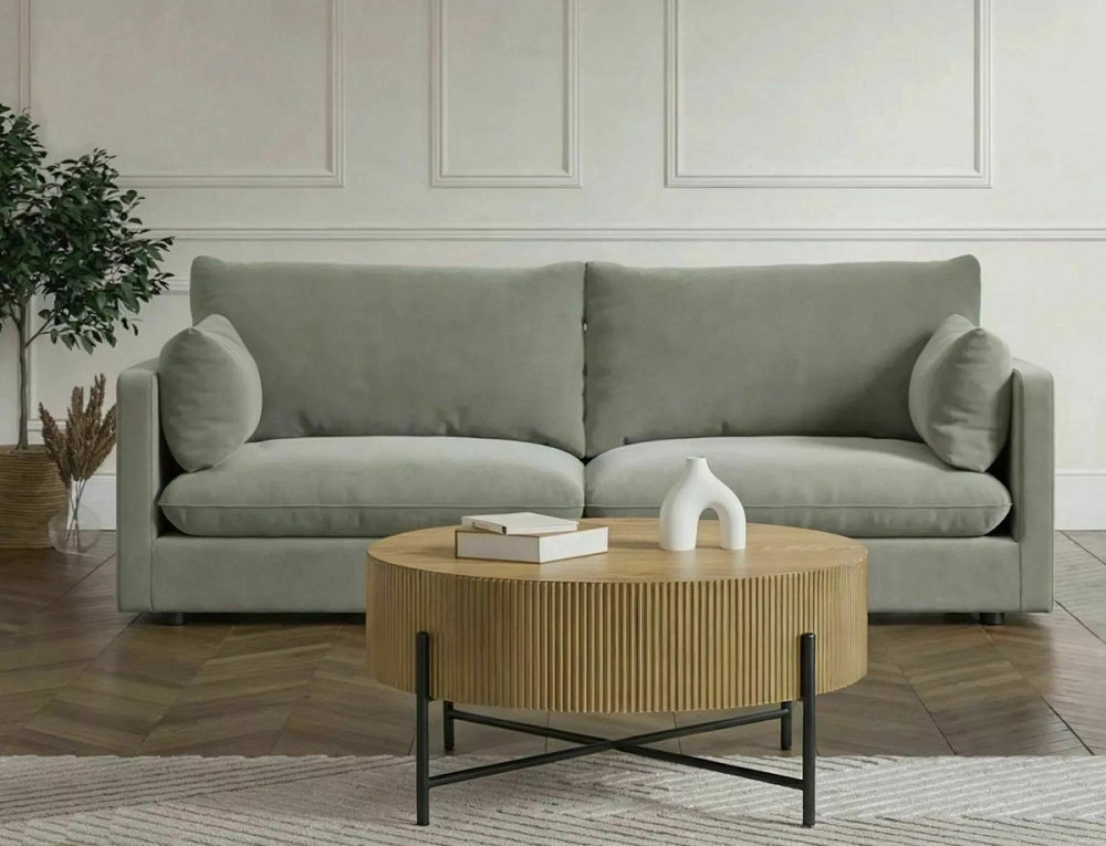 Журнальний столик TUCA дуб/чорний д.80 Днепр - изображение 7