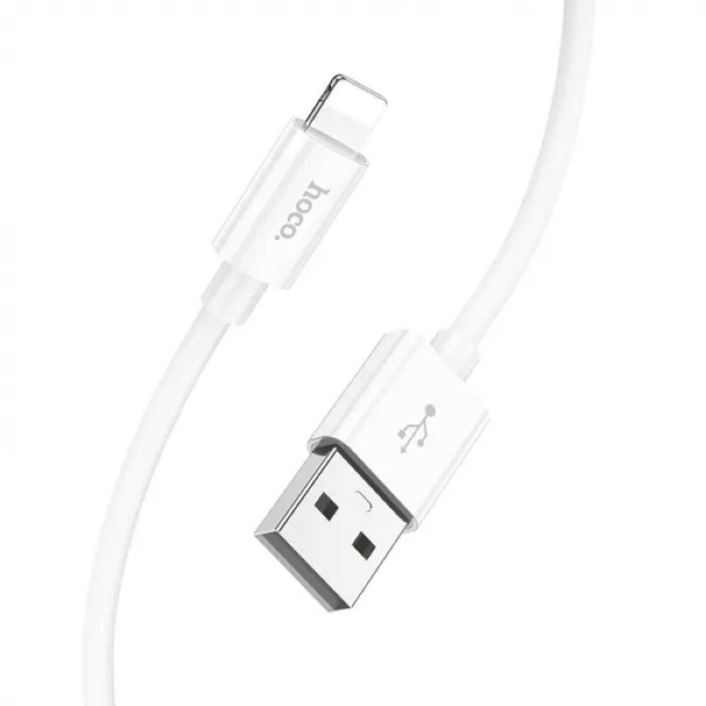 Кабель HOCO X87 Magic silicone charging data cable for iP White Київ - фото 3