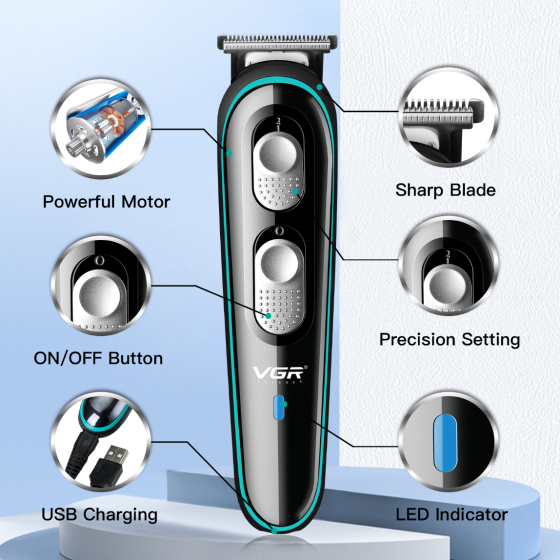 Триммер бороды и усов VGR V-055 Днепр