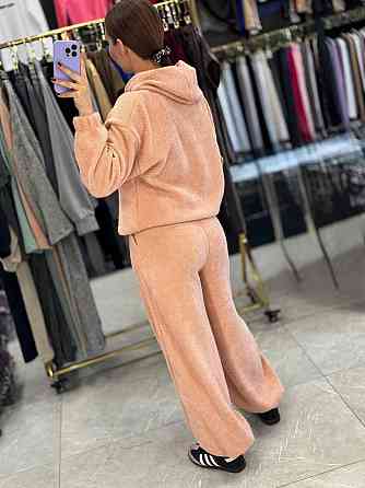 Женский теплый уютный костюм двойка из альпаки Персик, 42/44 Одесса
