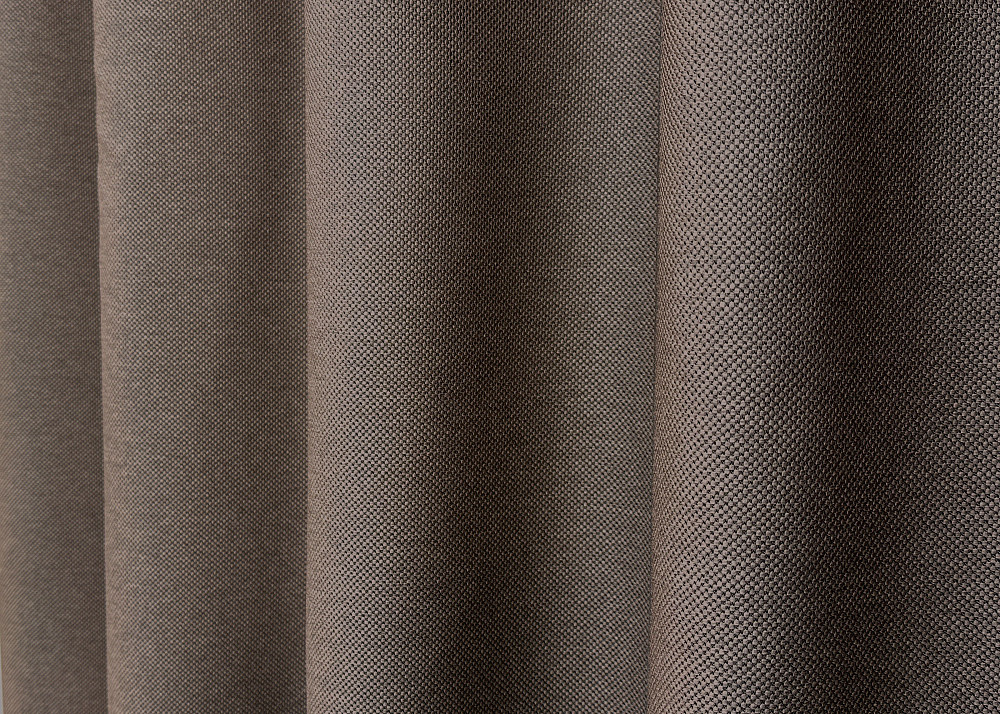 Комплект готовых штор на люверсах VR-Textil Рогожка TERRA LUXE № 1855ш Коричневый 150х270 см 2 шт (37-0313) Киев - изображение 8