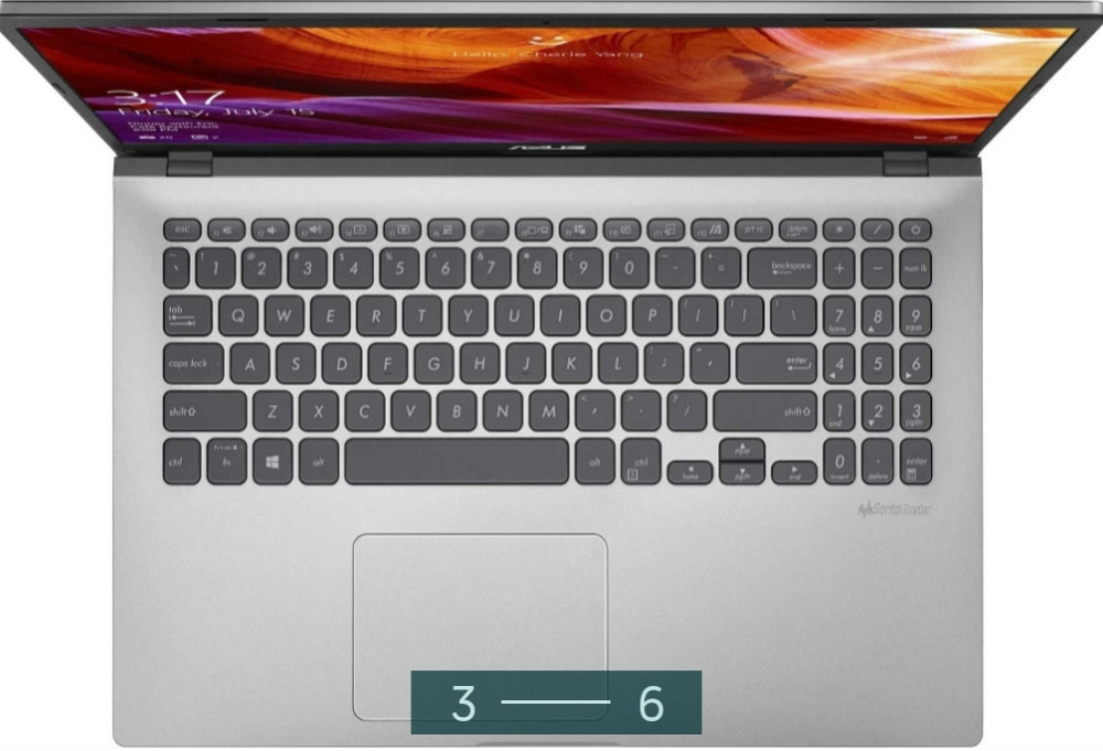 Ноутбук: ASUS X509FJ Core i3 RAM 8Gb. SSD256Gb. GeForce MX230, Silver. Киев - изображение 2