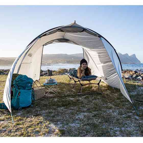 Ліжко складане Naturehike ультралегке NH19JJ006, алюміній, чорний Київ