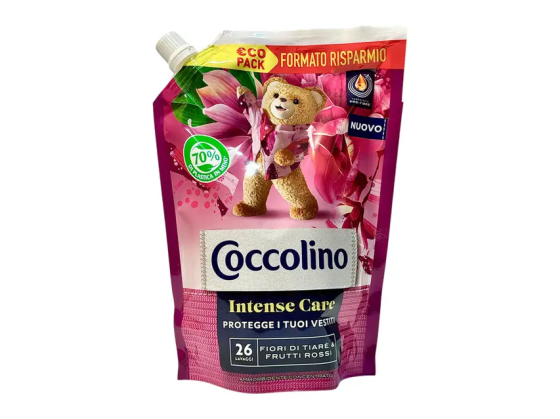 Ополіскувач COCCOLINO червоні фрукти fiori di tiare e frutti rossi eco pack 26 прань, 600мл Київ