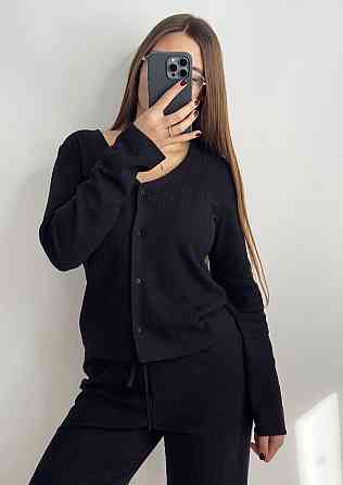 Универсальный женский костюм из трикотажа Черный M-L Харьков