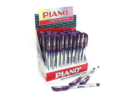 Ручка масляна фіолетовий 0,7мм PT-195C ТМ PIANO Київ