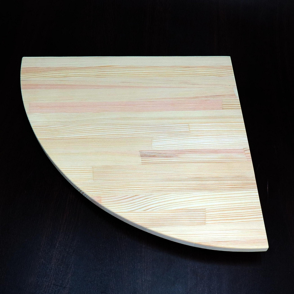 Угловая настенная полка 