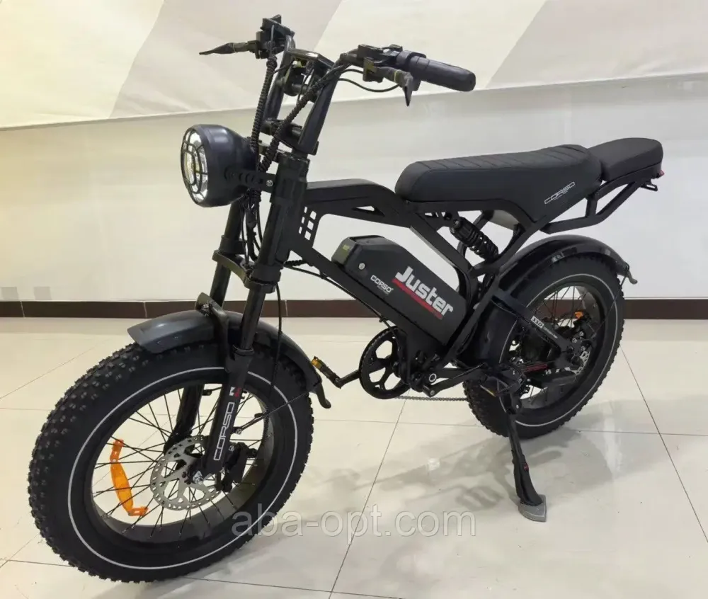 Электрофетбайк CORSO Juster 1000W-48вт-18А/ч Lition шины 20