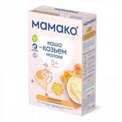 Детская каша MAMAKO кукурузная на козьем молоке 200 г (4607088795840) Винница