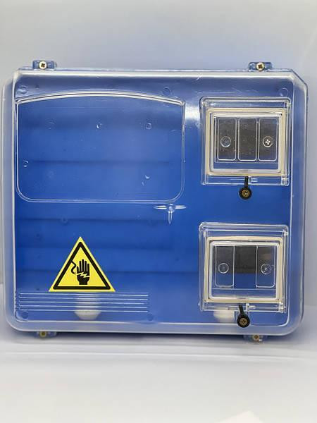 Щит під 3-фазний лічильник КДЕ-3 прозорий Харків - фото 2