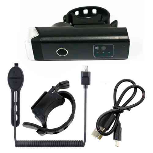 Ліхтар велосипедний індукційний і велодзвінок 120дБ 1800мАг, HJ-047B Вінниця