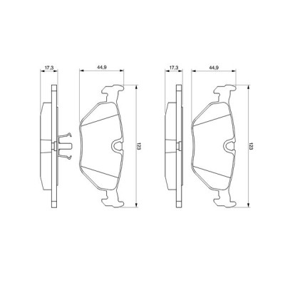 Тормозные колодки Bosch 0 986 469 960 Винница - изображение 2