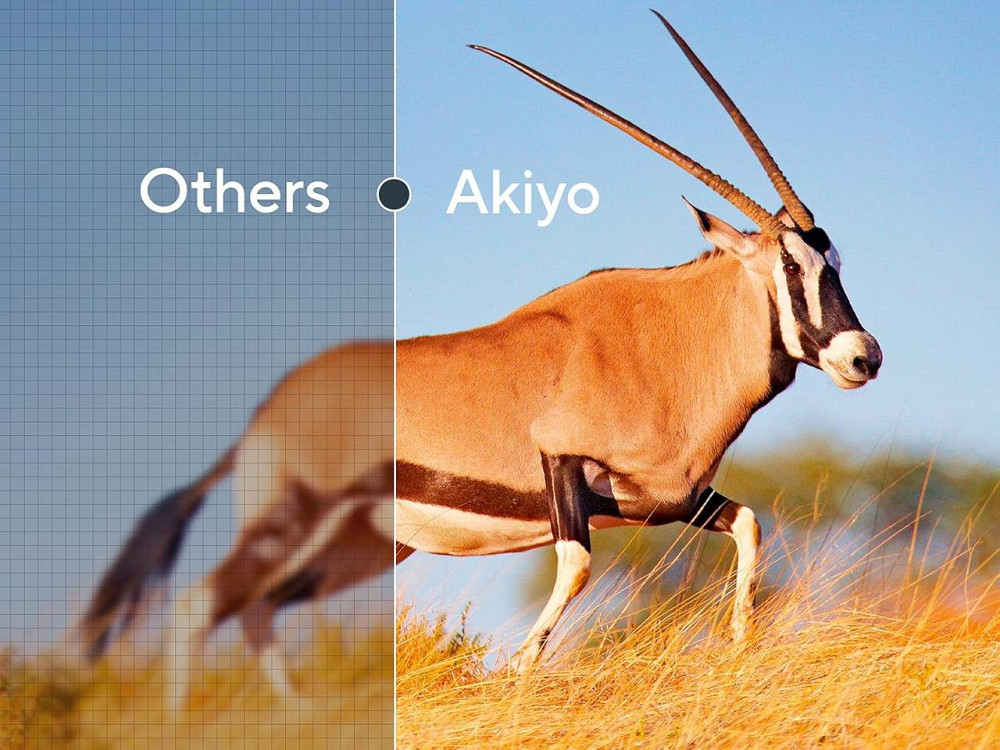 Мини-проектор AKIYO O1 портативный домашний кинотеатр с подставкой, поддержка 1080P, белый Киев - изображение 8