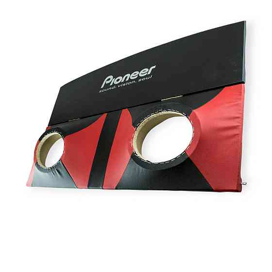 Полиця ВАЗ 2108-2109 (акустична) червона (шкірозамінник) задня Мукачево