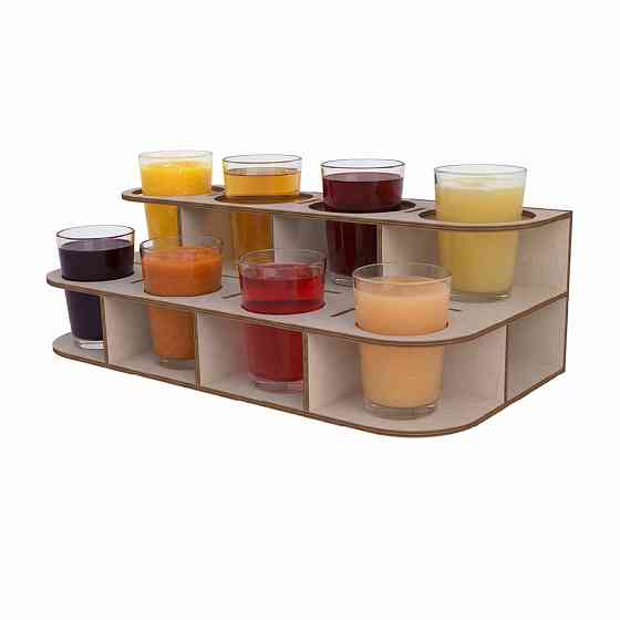 Підставка під соки EKOSTAR дерев'яна 442х210х135 Київ