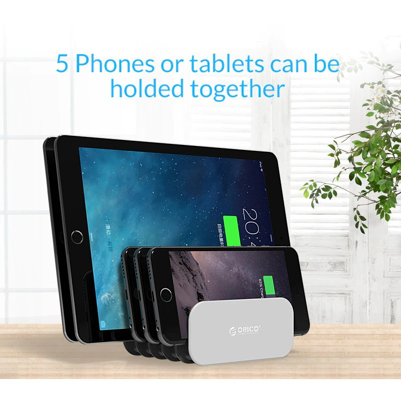 Універсальний власник Orico для 5 пристроїв (Сріблястий) Миколаїв - фото 4