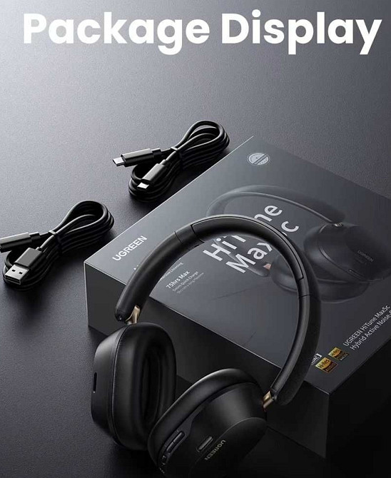 Навушники Ugreen HiTune Max5c Hi-Res Audio / ANC / Bluetooth Киев - изображение 4