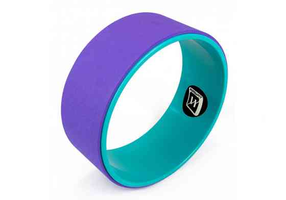 Колесо для йоги EasyFit TPE 33 см бузково-м'ятне Коломия