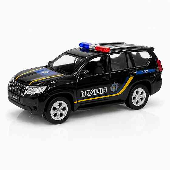 Автомодель – Toyota Prado Поліція (чорний) Днепр