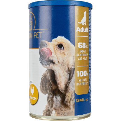 Консерви для собак PREMIUM PET Шматочки в соусі з куркою 1.240 г (4820255192260) Вінниця - фото 1