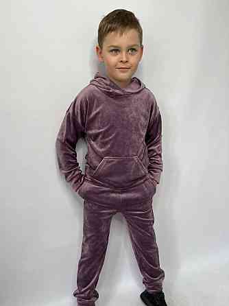 Дитячий велюровий костюм Кенгуру 98-104 Ліловий Харків