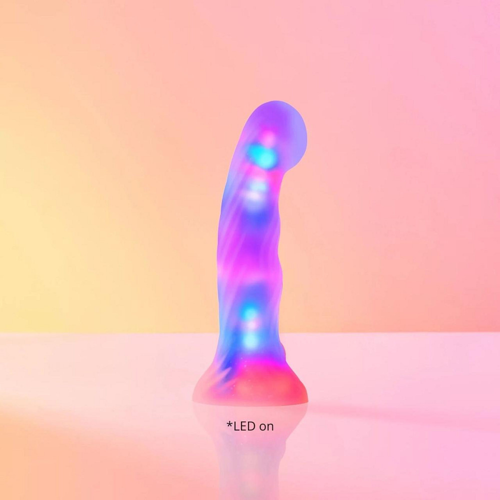 Светящийся дилдо Love To Love - SUGAR BOMB, 39 режимов подсветки, гнется, перезаряжаемый Sex Aura Киев - изображение 1
