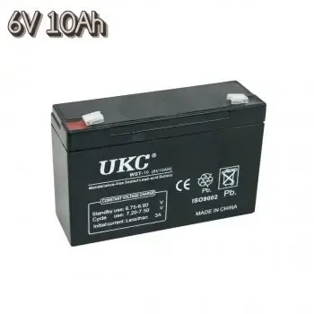 Аккумуляторная батарея AGM UKC WST-10 6V 10Ah аккумулятор для УПСа, аккумулятор для детского электромобиля Коломыя