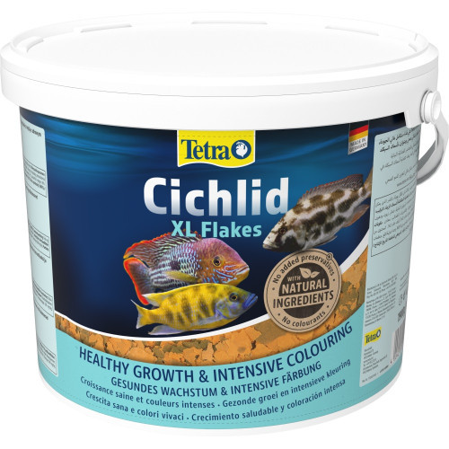 Корм Tetra Cichlid XL Flakes для рибок великих цихлід пластівці 10 л/ 1,9 кг Київ - фото 1