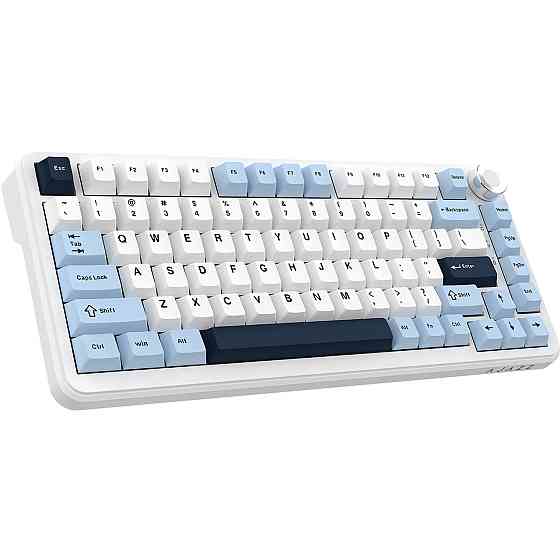 Клавіатура бездротова Ajazz AK820 Max Plus Day Dream Switch White (AK820MAX-DD-BWD) ( білий, синій ) Харьков