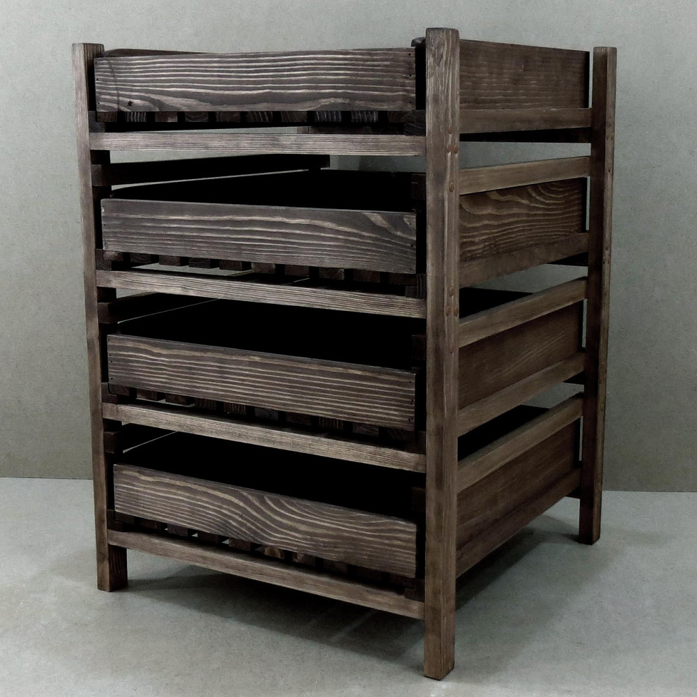 Стелаж для овочів і фруктів "Каррент 4" мокко Миколаїв - фото 2