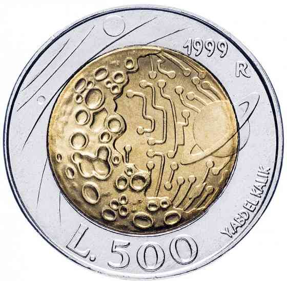Монета 500 літрів. 1999 рік, Сан-Маріно.UNC Полтава